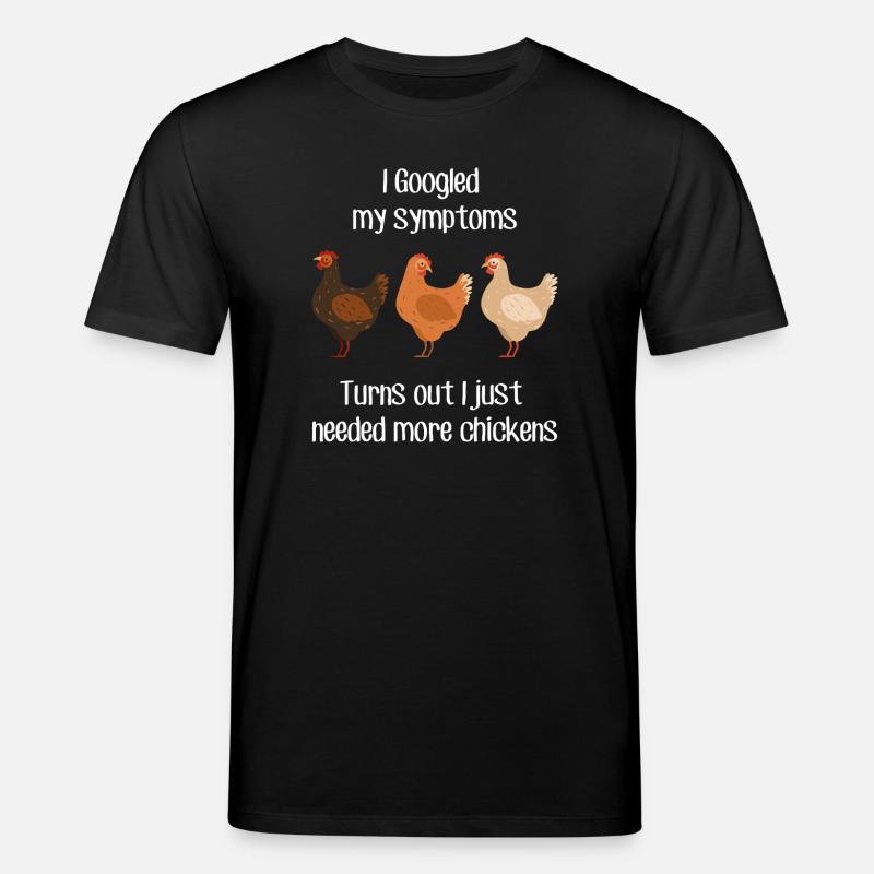 Huhn spricht mit - Stanley/Stella Unisex Bio-T-Shirt CREATOR  - Schwarz