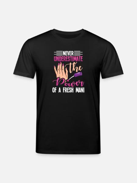 Nageldesigner Nageldesignerin Kosmetik Nagelstudio - Stanley/Stella Unisex Bio-T-Shirt CREATOR  - Schwarz