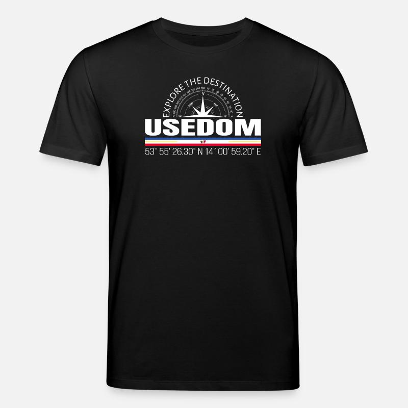 Usedom - Stanley/Stella Unisex Bio-T-Shirt CREATOR - Schwarz