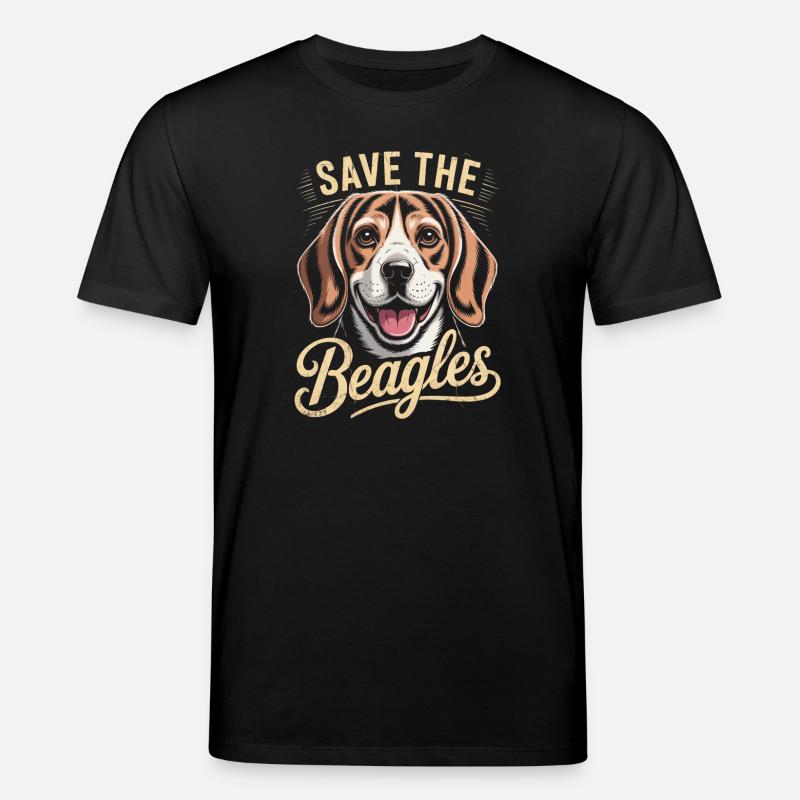 Sauvez les Beagle - T-shirt bio CREATOR Stanley/Stella Unisexe - noir