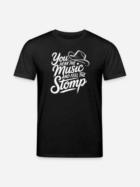 Line Dance Western Music Style - Stanley/Stella Unisex Bio-T-Shirt CREATOR  - Schwarz