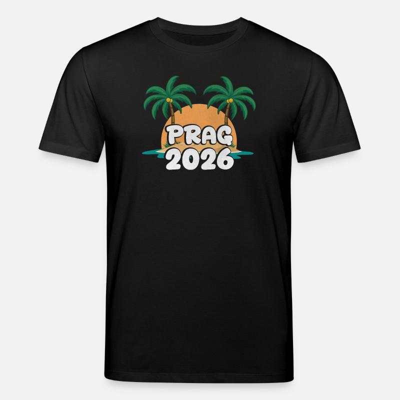 Prague 2026 - T-shirt bio CREATOR Stanley/Stella Unisexe - noir