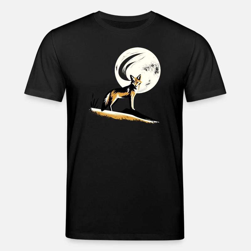 Chacal au clair de lune - T-shirt bio CREATOR Stanley/Stella Unisexe - noir