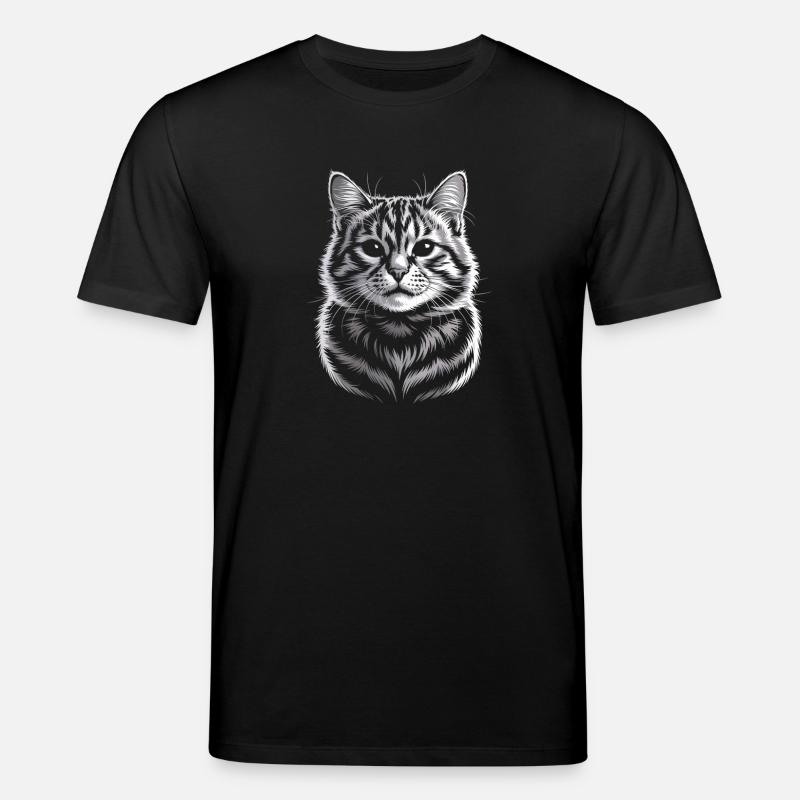 BKH britannique à poils courts - T-shirt bio CREATOR Stanley/Stella Unisexe - noir