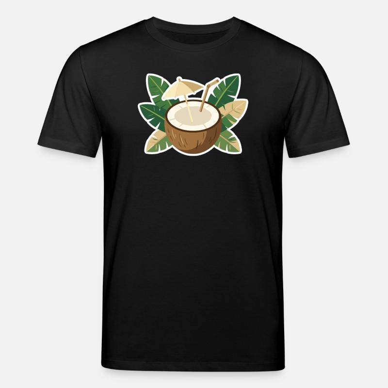 Coconut Island Kühlbox - Stanley/Stella Unisex Bio-T-Shirt CREATOR - Schwarz