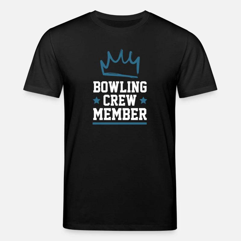 Bowling Crew - Stanley/Stella CREATOR Unisex Organic T-Shirt - black