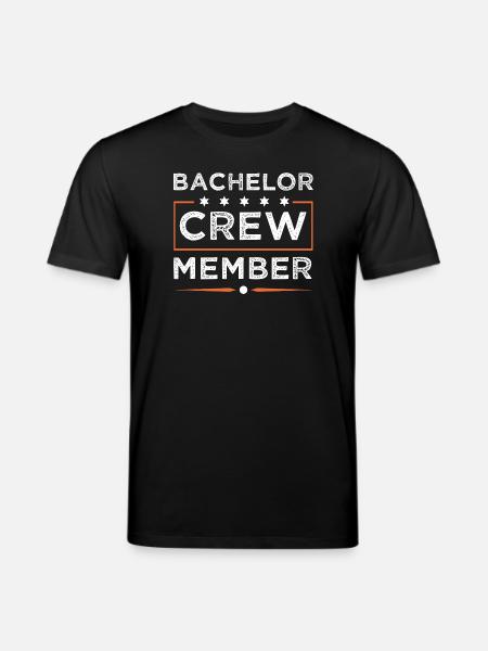 Équipage Bachelor - T-shirt bio CREATOR Stanley/Stella Unisexe - noir