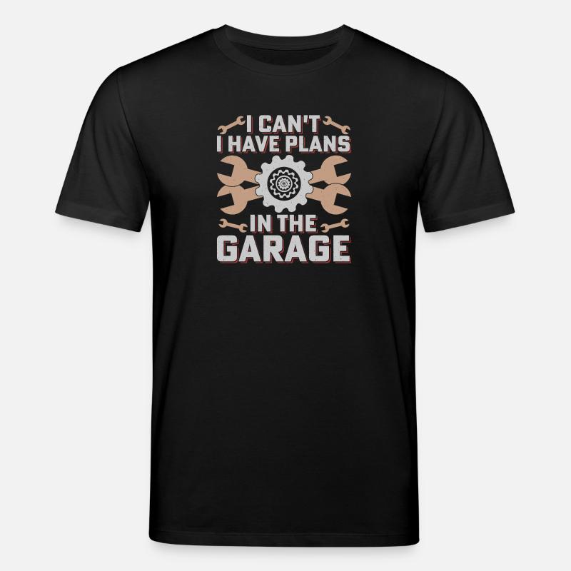 Plans de garage Outil d’humour - T-shirt bio CREATOR Stanley/Stella Unisexe - noir