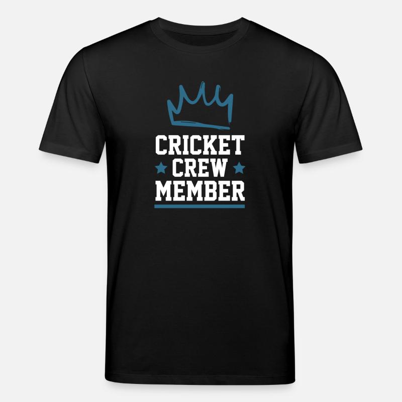 Équipe de cricket - T-shirt bio CREATOR Stanley/Stella Unisexe - noir