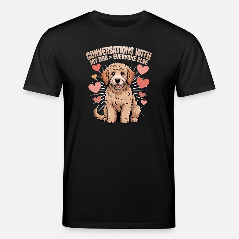 Race de chien Goldendoodle - T-shirt bio CREATOR Stanley/Stella Unisexe - noir