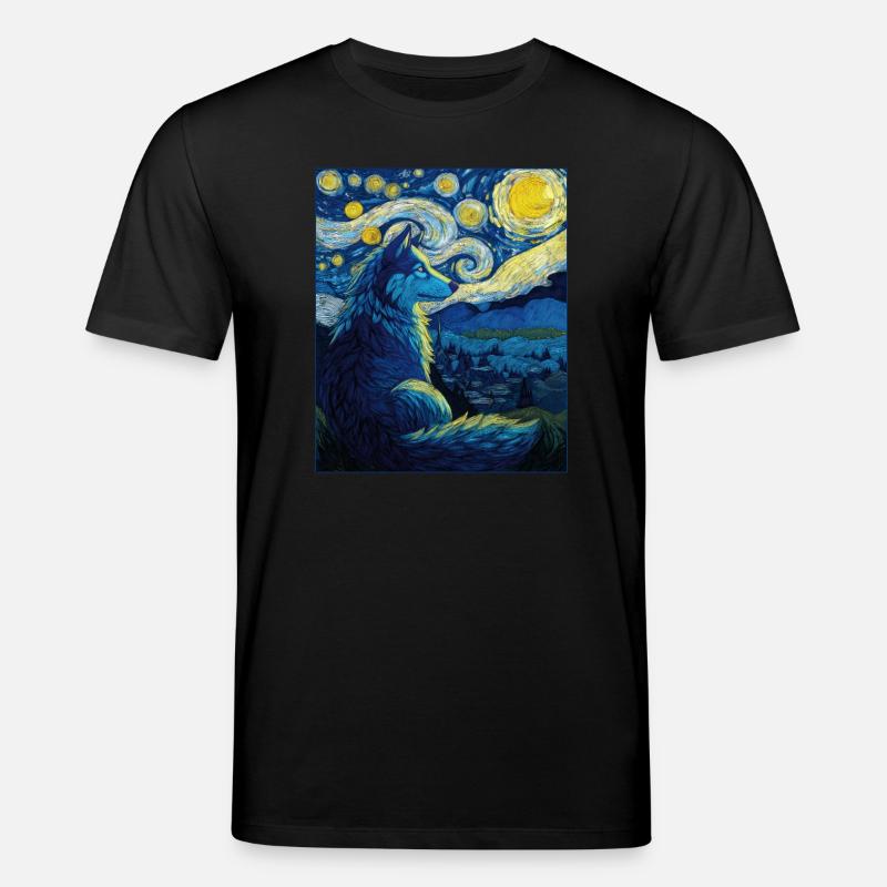 Wolf - Stanley/Stella Unisex Bio-T-Shirt CREATOR - Schwarz