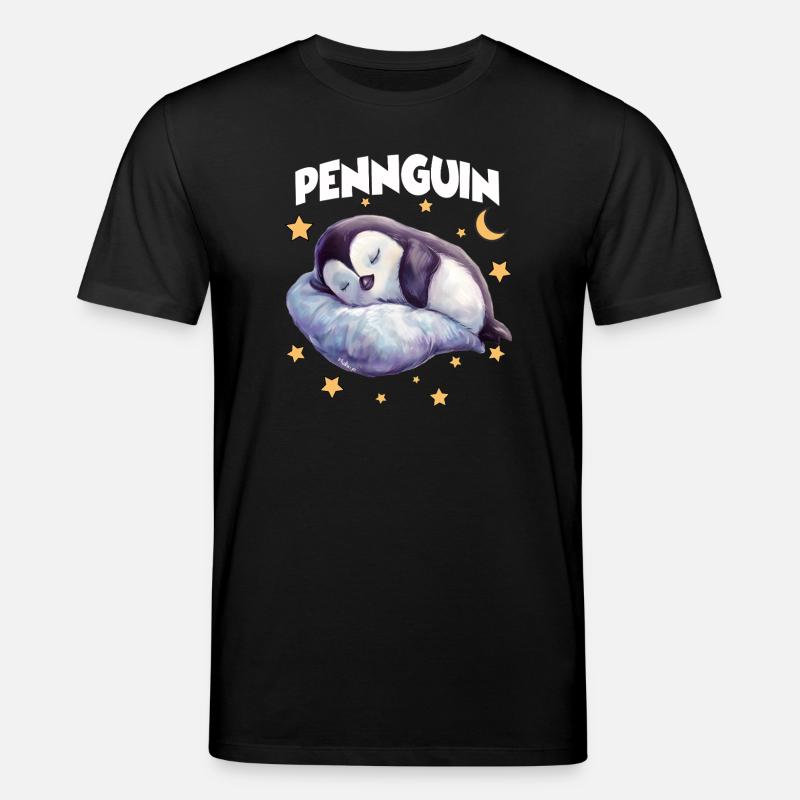 PennguinPinguin Pyjama Pennguin Langschläfer - Stanley/Stella Unisex Bio-T-Shirt CREATOR - Schwarz