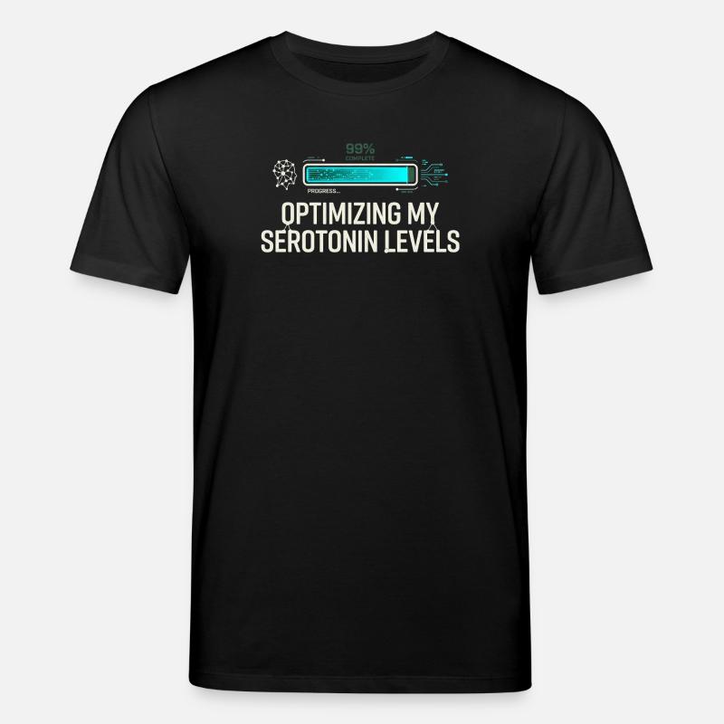 Optimisation de la sérotonine - T-shirt bio CREATOR Stanley/Stella Unisexe - noir