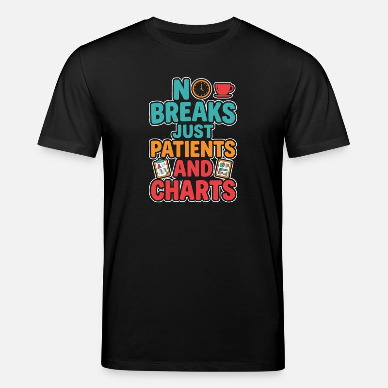 Infirmière de nuit, fatiguée - T-shirt bio CREATOR Stanley/Stella Unisexe - noir