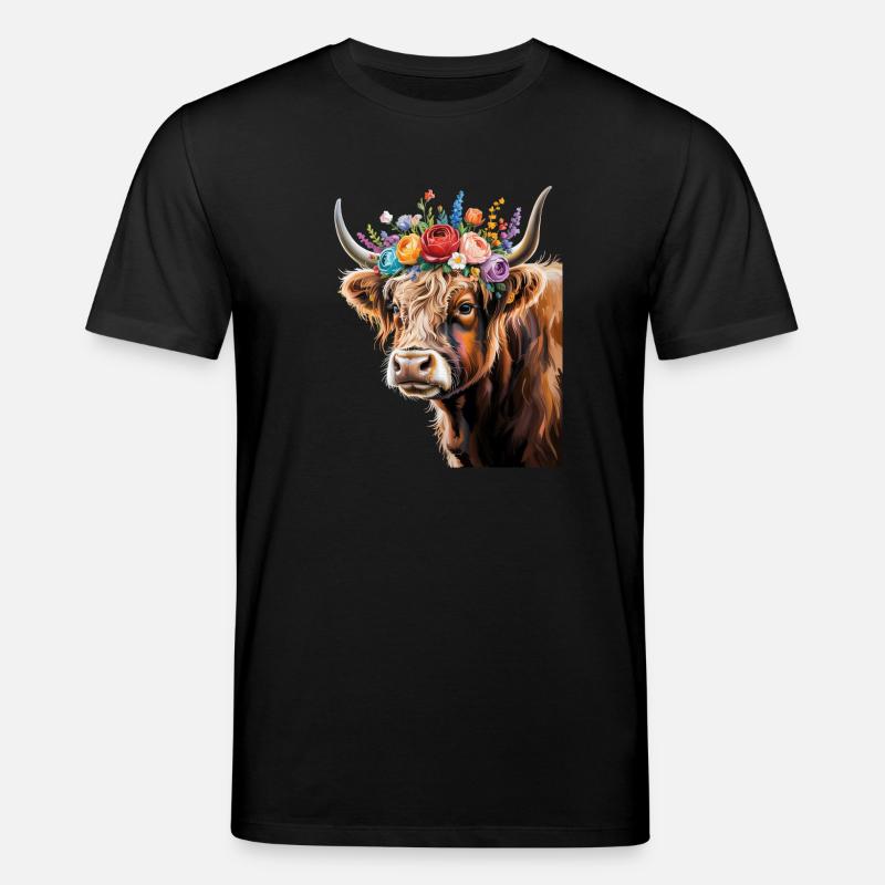 Vache - T-shirt bio CREATOR Stanley/Stella Unisexe - noir