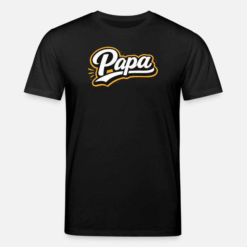 Papa - T-shirt bio CREATOR Stanley/Stella Unisexe - noir