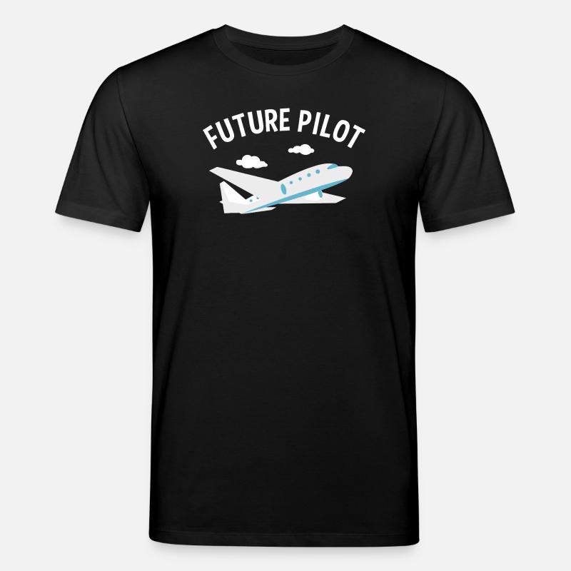 Future Pilot Tee - Stanley/Stella CREATOR Unisex Organic T-Shirt - black