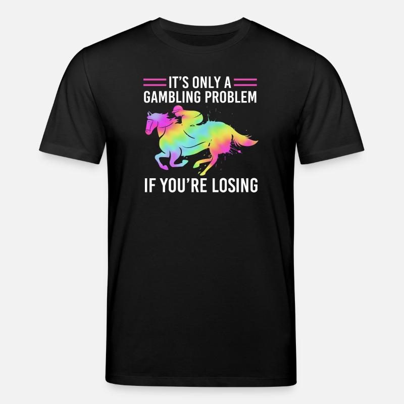 Courses de chevaux - T-shirt bio CREATOR Stanley/Stella Unisexe - noir