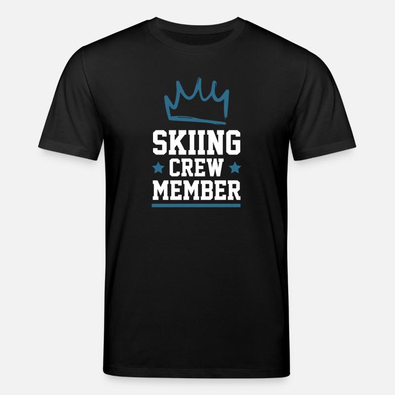 Skiing Crew - Stanley/Stella CREATOR Unisex Organic T-Shirt - black
