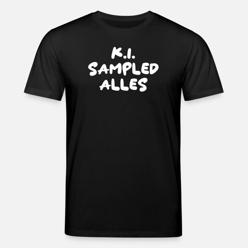 A.I. Sampled Everything - Stanley/Stella CREATOR Unisex Organic T-Shirt - black