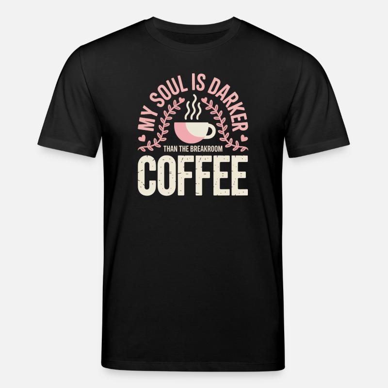 Dark Roast Soul Kaffee - Stanley/Stella Unisex Bio-T-Shirt CREATOR  - Schwarz