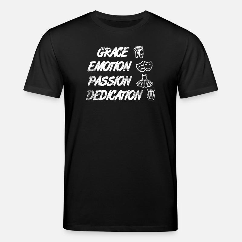 Grace Emotion Passion Devotion - Stanley/Stella CREATOR Unisex Organic T-Shirt - black