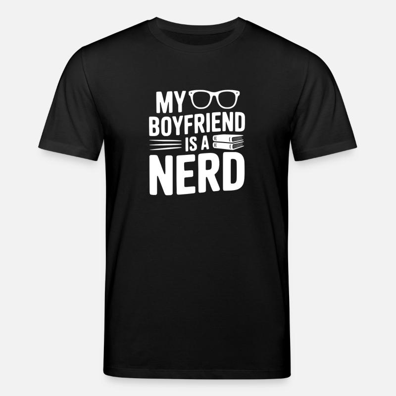 Mon copain est un nerd - T-shirt bio CREATOR Stanley/Stella Unisexe - noir