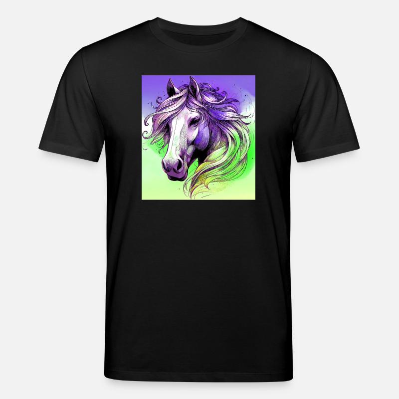 cheval - T-shirt bio CREATOR Stanley/Stella Unisexe - noir