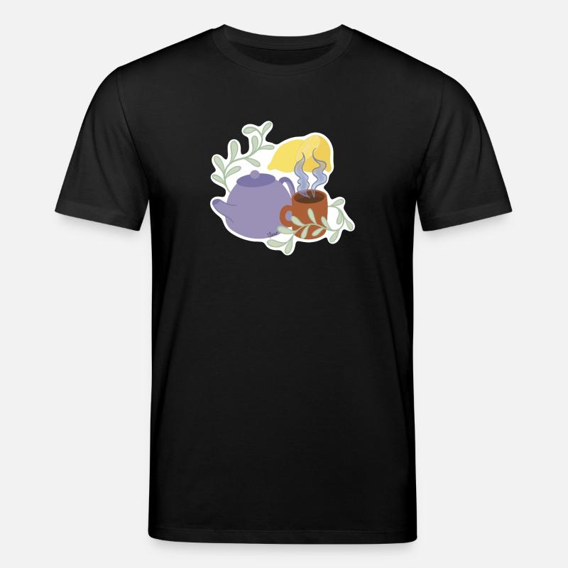 Lemon tea - Stanley/Stella CREATOR Unisex Organic T-Shirt - black