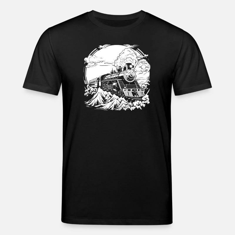 Eisenbahn - Stanley/Stella Unisex Bio-T-Shirt CREATOR - Schwarz