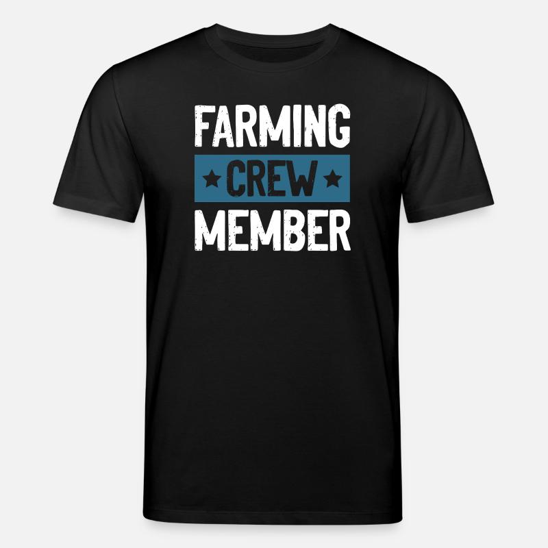 Équipe d’agriculteurs - T-shirt bio CREATOR Stanley/Stella Unisexe - noir