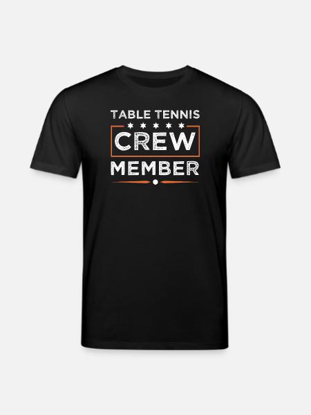 Table Tennis Crew - Stanley/Stella CREATOR Unisex Organic T-Shirt - black