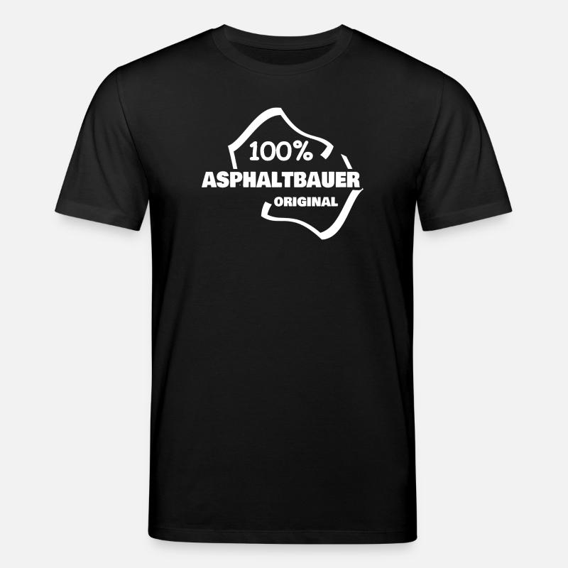 Arbeit Asphaltbauer - Stanley/Stella Unisex Bio-T-Shirt CREATOR  - Schwarz