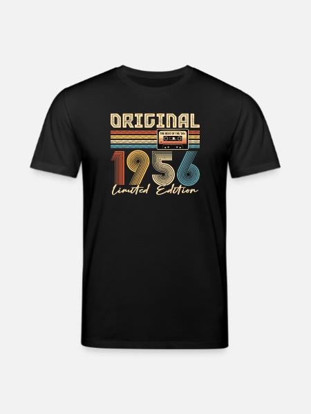 70e anniversaire, 70 ans - T-shirt bio CREATOR Stanley/Stella Unisexe - noir