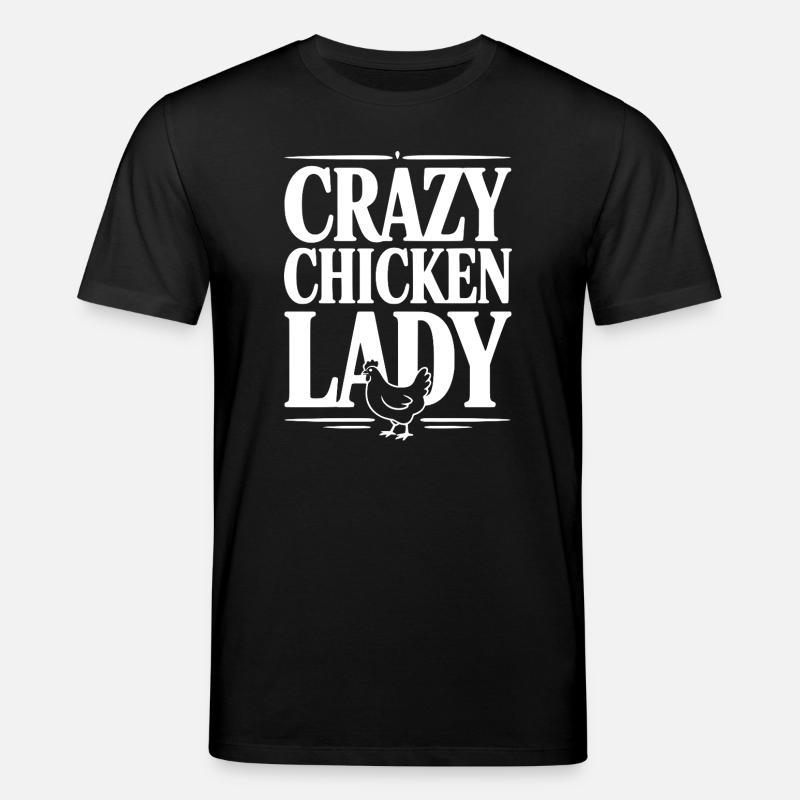La folle du poulet - T-shirt bio CREATOR Stanley/Stella Unisexe - noir