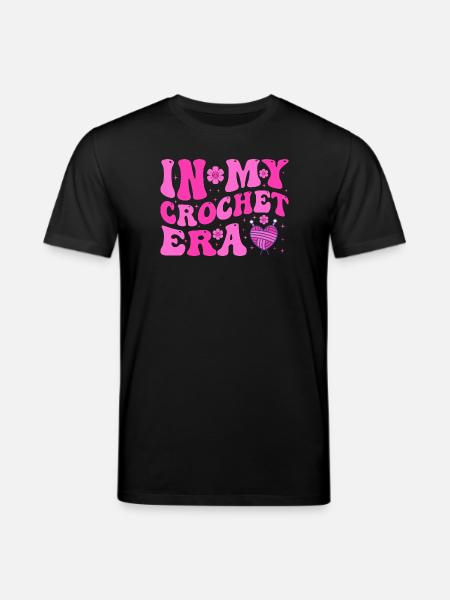 In My Crochet Area - Stanley/Stella Unisex Bio-T-Shirt CREATOR  - Schwarz
