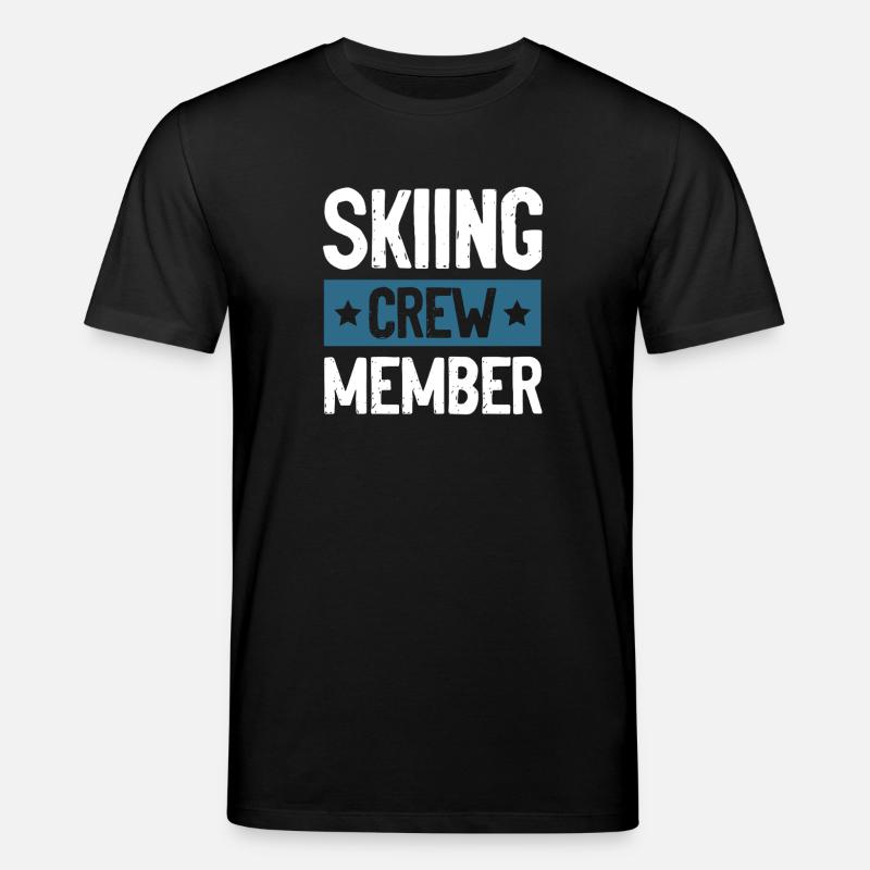 Skiing Crew - Stanley/Stella CREATOR Unisex Organic T-Shirt - black