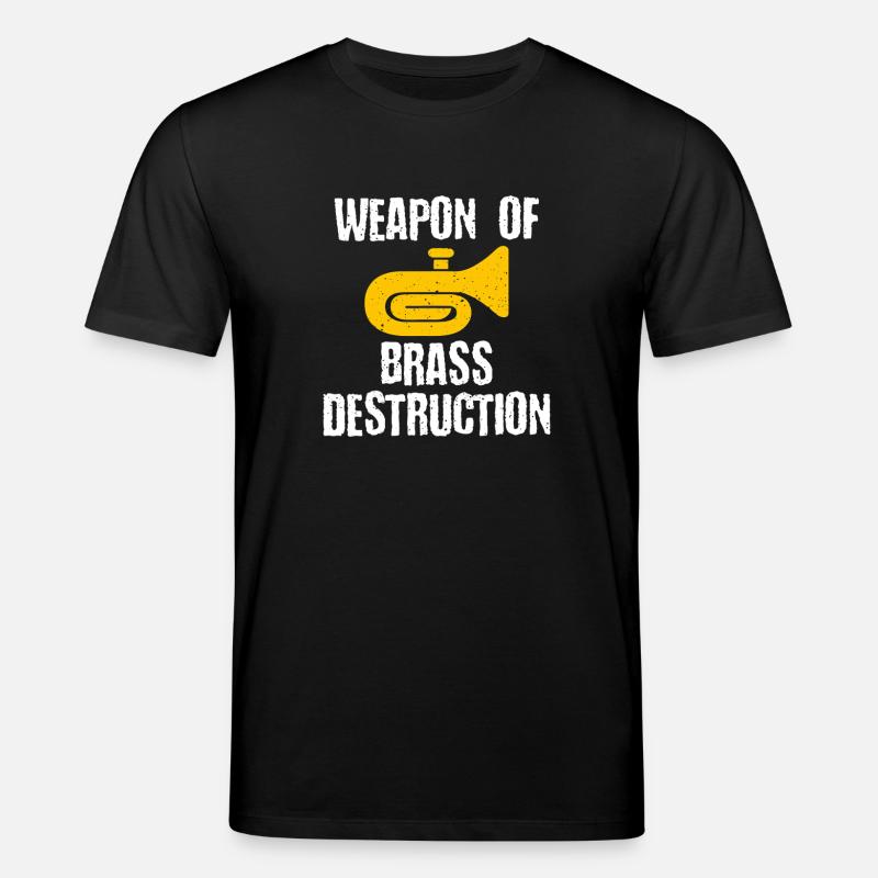 Messingzerstörung: Messingwaffe - Stanley/Stella Unisex Bio-T-Shirt CREATOR - Schwarz