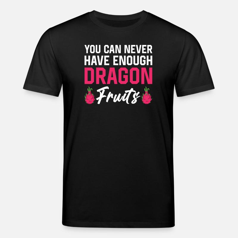 Dragon Fruit Powerprints - Stanley/Stella CREATOR Unisex Organic T-Shirt - black
