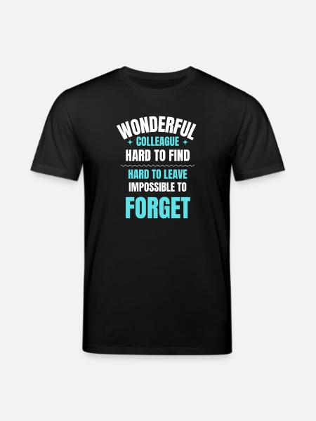 Wunderbares Kollegengeschenk - Stanley/Stella Unisex Bio-T-Shirt CREATOR  - Schwarz