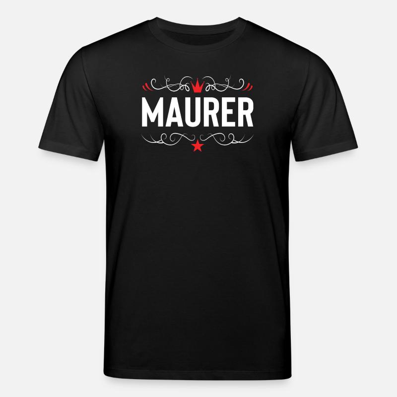 Métier de maçon - T-shirt bio CREATOR Stanley/Stella Unisexe - noir