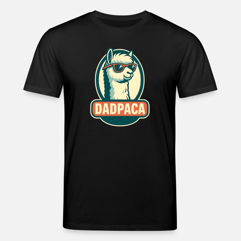 Dadpaca No Probllama - Stanley/Stella Unisex Bio-T-Shirt CREATOR  - Schwarz