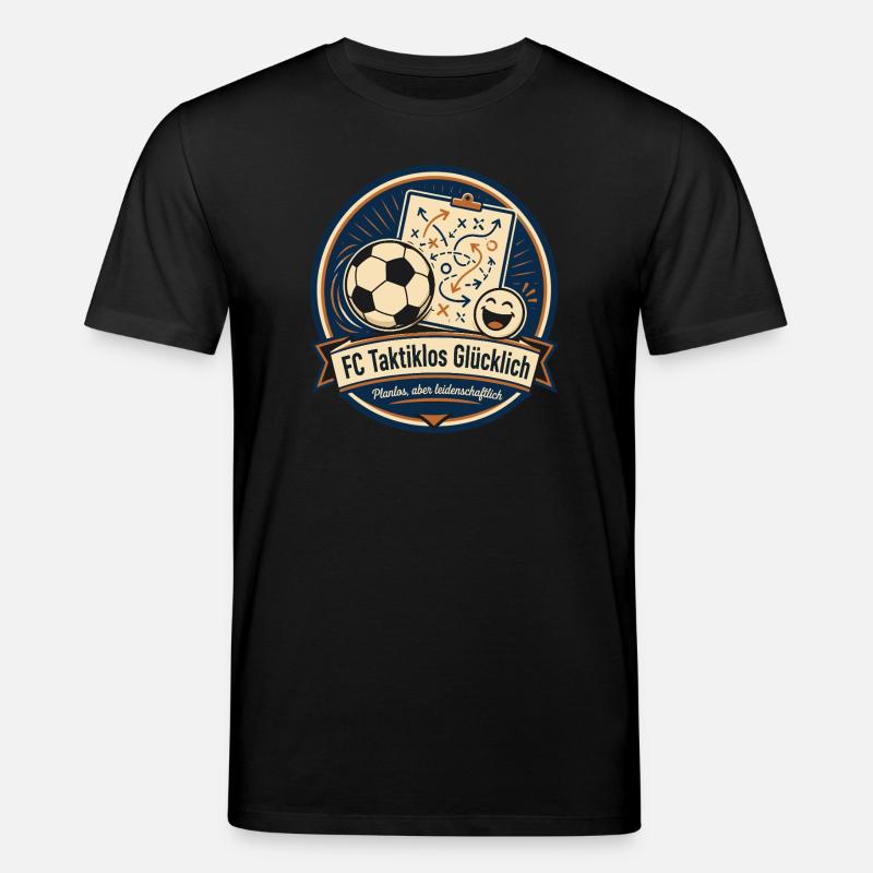 FC Taktiklos Glücklich - Stanley/Stella Unisex Bio-T-Shirt CREATOR - Schwarz