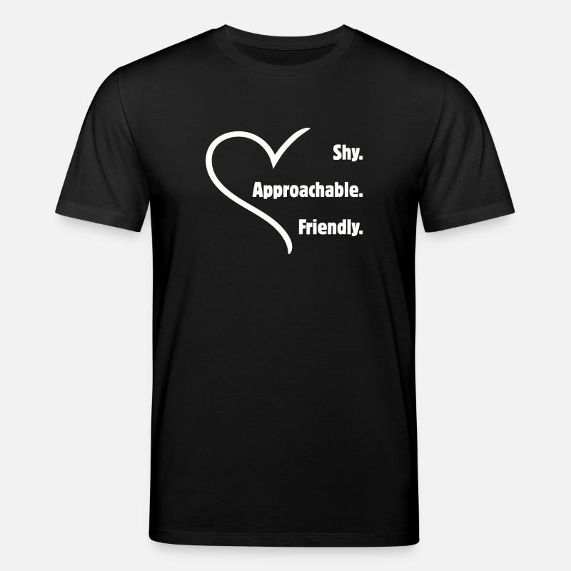 Flirteurs introvertis timides amicaux accessibles - T-shirt bio CREATOR Stanley/Stella Unisexe - noir