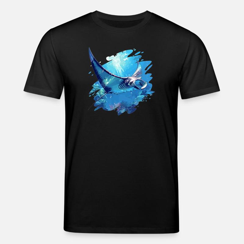 Rochen Mantarochen - Stanley/Stella Unisex Bio-T-Shirt CREATOR - Schwarz