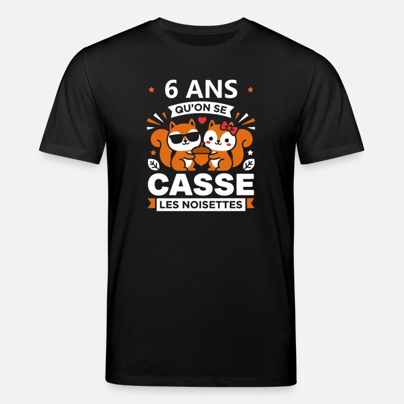 Six Ans Casse-Noisettes - T-shirt bio CREATOR Stanley/Stella Unisexe - noir