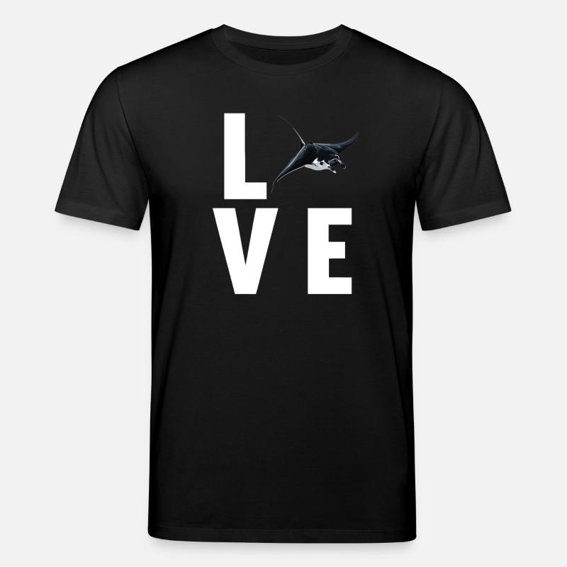 Rochen Mantarochen - Stanley/Stella Unisex Bio-T-Shirt CREATOR - Schwarz
