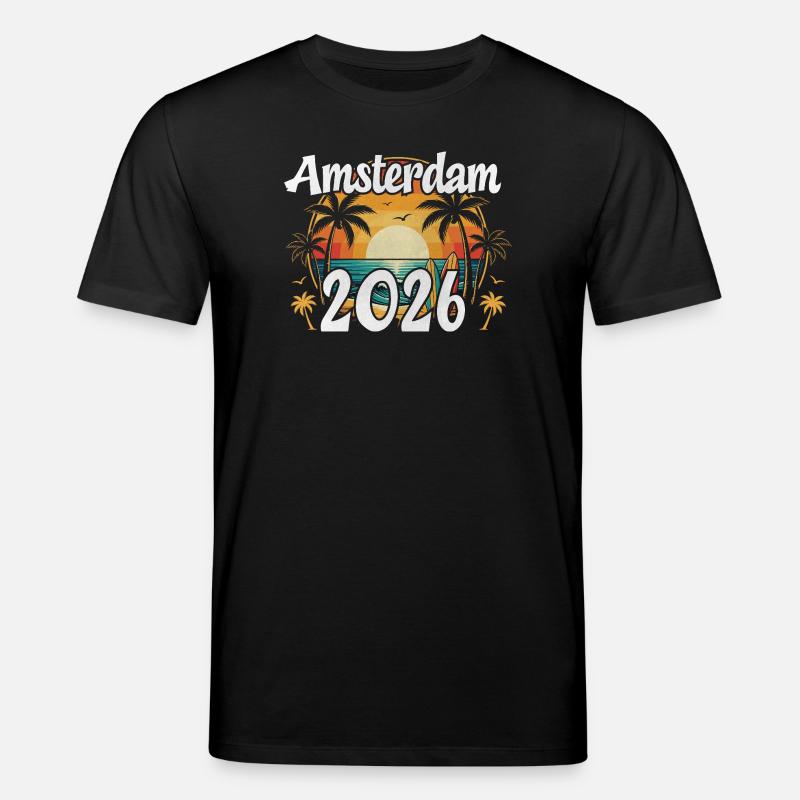 Amsterdam 2026 - T-shirt bio CREATOR Stanley/Stella Unisexe - noir