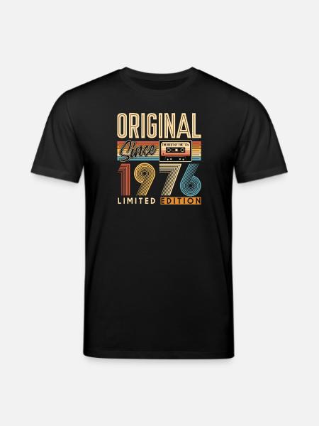 50th birthday, 50 years - Stanley/Stella CREATOR Unisex Organic T-Shirt - black
