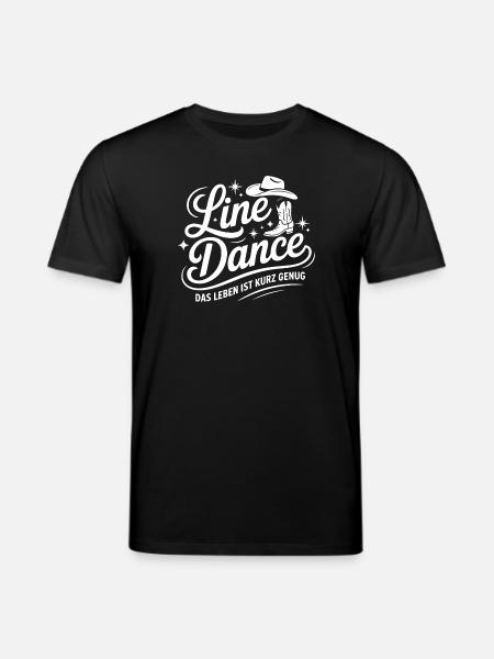 Line Dance Lebenslust Western - Stanley/Stella Unisex Bio-T-Shirt CREATOR - Schwarz
